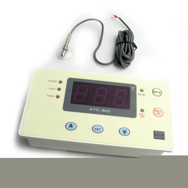 Digital thermoelectric temperature controller heat cool