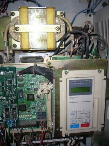 Drive cabinet w/ (2) idm G5 & (1) seco ac vector drives