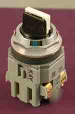 Idec rotary knob switch ASD211N 2 positions 2 poles