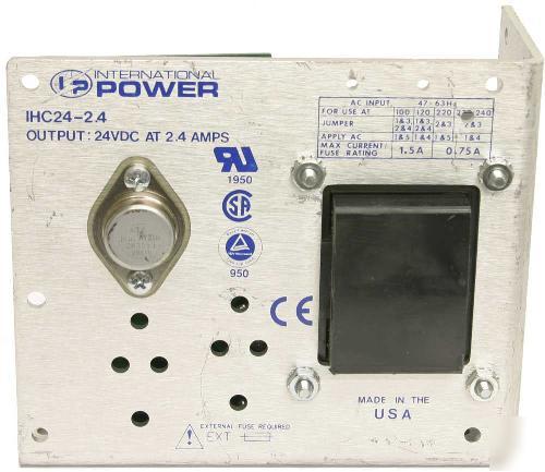 Ip international power supply IHC24-2.4 24V dc 2.4A plc