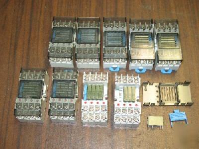 Lot of 9 matsushita nais RT3S-24V pa type unit relay 