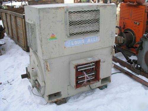 Louis allis 700HP electric motor 3570RPM 4160V 