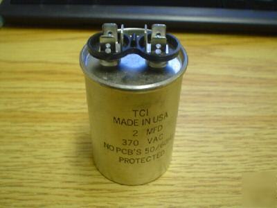 New 1 tci 370V 2UF a/c motor run capacitor 