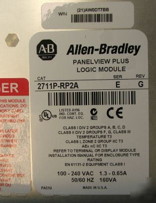 New allen bradley panelview 2711P-B15C4A2 l 2711PB15CA2