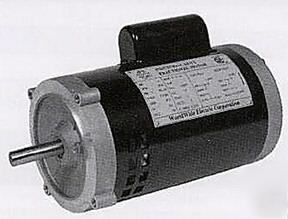 New electric jet pump motor, 1/3 hp, 56J frame