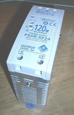 New idec din rail power supply PS5R-SF24 24 vdc 5 amp