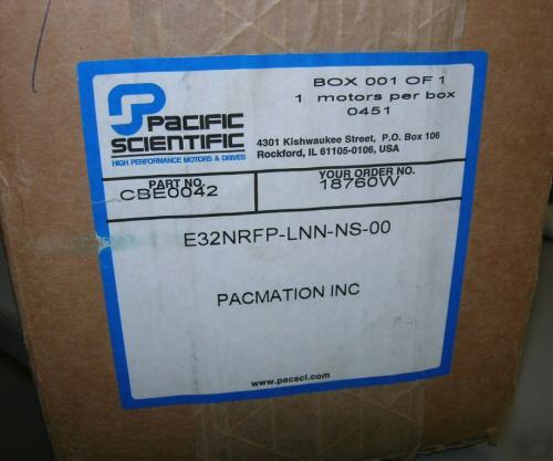 New pacific scientific stepper motor E32NRFP-lnn-ns-00