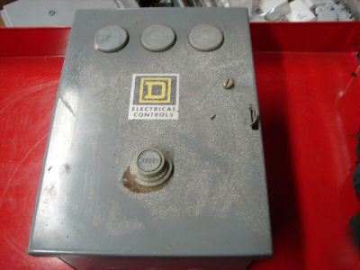 New square d starter enclosure nema size 0 starter 