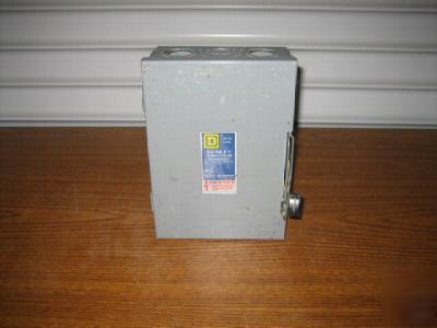 Square d DU321 safety switch 30 amp disconnect 240V 30A