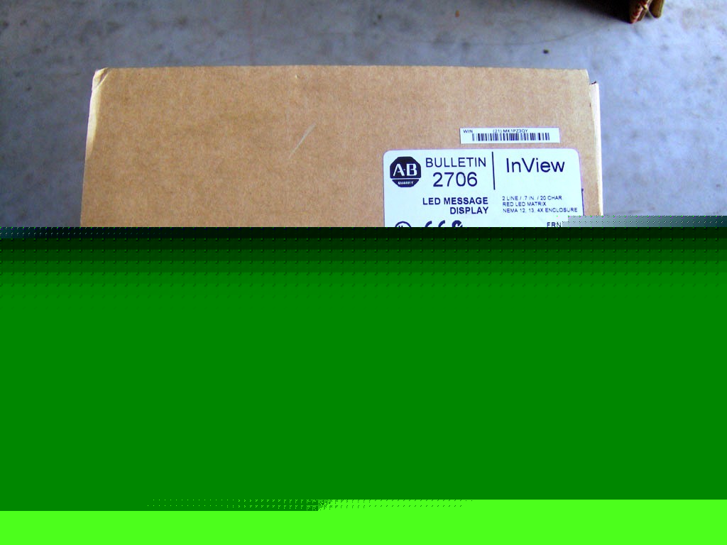 Allen-bradley inview message display 2706-P22R 
