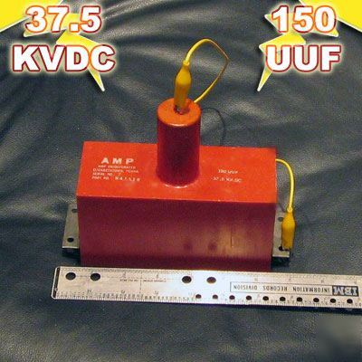Amp 37.5KV high voltage capacitor tesla ham *no 