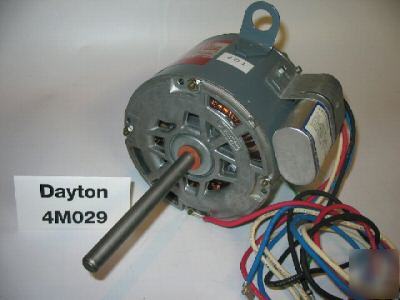 Dayton 1/5 hp motor 4M029 1075 rpm 230 v 3-speed