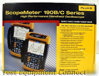 Fluke 199C /003 200MHZ scopemeter - in box