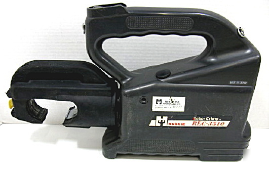 Huskie rec-3510 battery power hydraulic crimper tool
