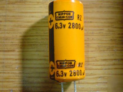 New 25 ucc 6.3V 2800UF low esr 105C radial capacitors 