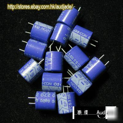 New 30PCS 270UF 16V sanyo sp oscon capacitors 