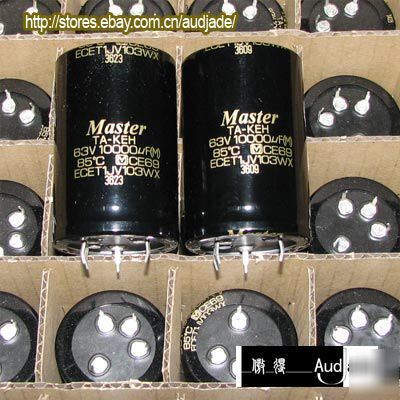 New 4PCS 10000UF 63V panasonic master audio capacitors 