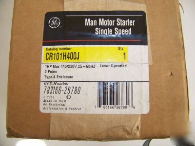 New ge hazardous explosion proof starter CR101H400J