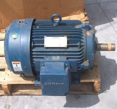 Siemens 7.5 hp ac electric motor pe-21 plus 3 ph 254T