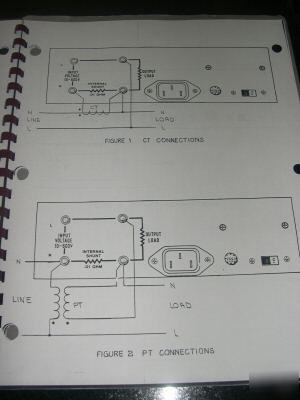 Valhalla scientific 2100/2101 dig power analyzer manual