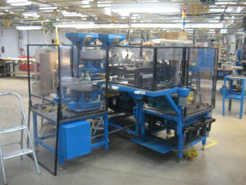 Pick and place machine w/ 2 ferguson indexing al tables