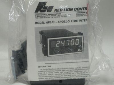 Red lion time interval rate indicator APLRI600 3290
