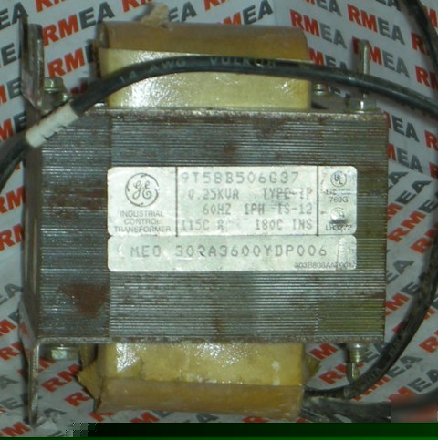 9T58B506G37 general electric control transformer used
