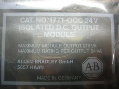Ab allen bradley 1771-oqc 1771OQC isolated output 