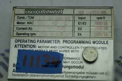 Indramat MOD1/1X016-035 programming module