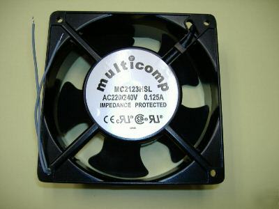 New 220 - 240 vac muffin fan multicomp MC2123HSL 