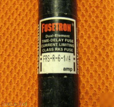 New buss frs-r-6 1/4 fuse FRSR61/4 frsr 6 1/4 amp 600 