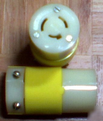 New hubbell HBL7314GCB 20 amp 250 v 7314-gc connector