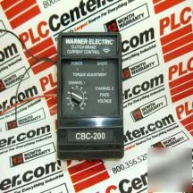 New warner electric cbc-200 clutch brake motor control