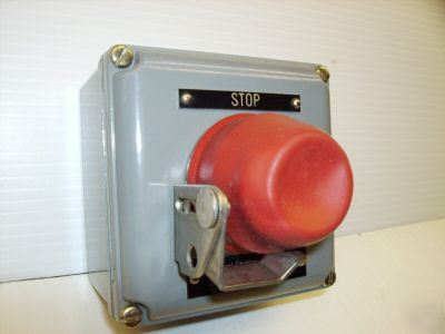 New westinghouse control station stop 1 button 600 vt 