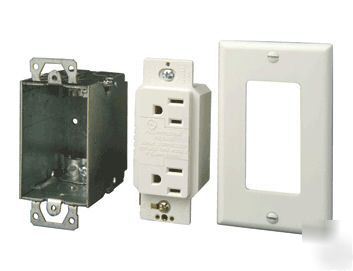 On-q surge protected duplex outlet kit pn#364569-02 onq