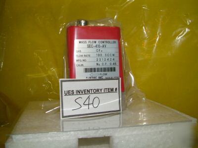 Stec sec-410-av mfc mass flow controller CF4 100 sccm