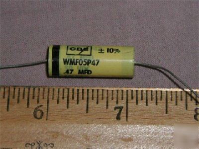 ***axial poly caps 0.47Âµf 50V 50PCS***