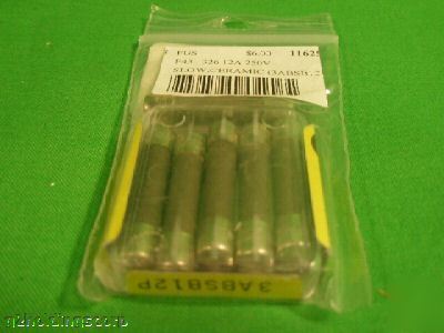 12A 250V slow blow fuse (5)