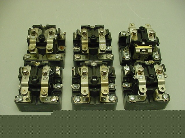 (6) potter brumfield 20A 277VAC 2 pole relay 2PST 120V