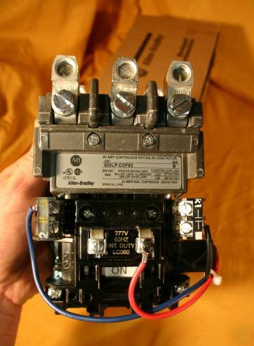 Allen bradley 500LP ac lighting contactor 60 amp COF93