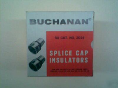Buchanan/ideal splice cap snap-on insulators for #14-#6