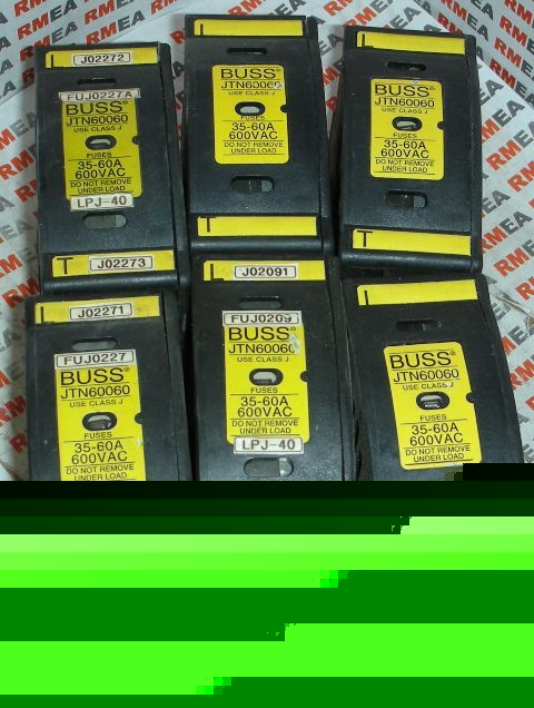 Buss fuse holder JTN60060 w/low peak fuse lpj-40SP 7@ 