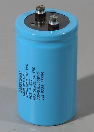 Mallory cgs series capacitor CGS403U040W4C 