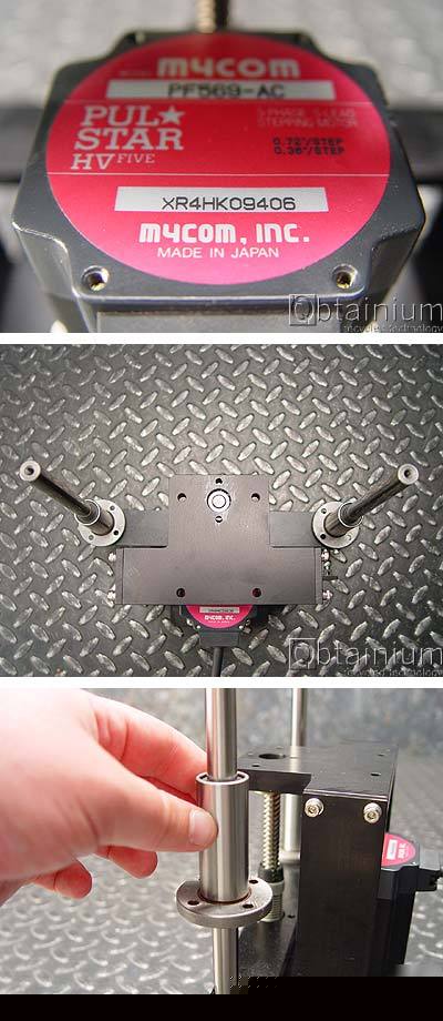 Mycom motor actuator-ball screw twin slide 