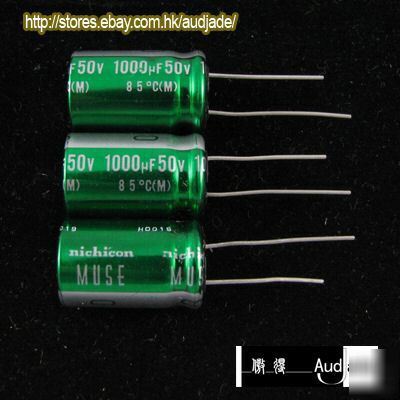New 14PCS 1000UF 50V nichicon muse fx audio capacitors 