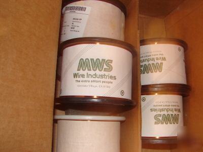 New 7.0 ibs spool mws awg 19 hapt copper magnet wire - 