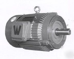 New 7.5 hp electric motor, c flange footless