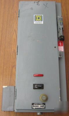 Square d 8538/sdg-16 size 2 combination starter box 60A