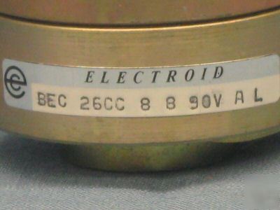 Electroid brake 1/2â€ bore bec-26C-8P-8-90V-l cl