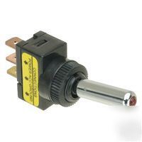 1 x blue led tipped toggle switch 20A @ 12V